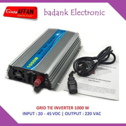 On Grid Tie Inverter GTI 1000W 20-45VDC Solar Panel Surya 1000 W